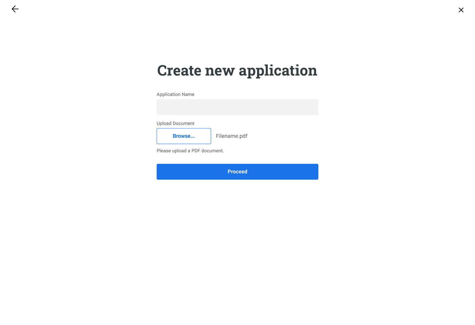 Aiscipro Application Creation